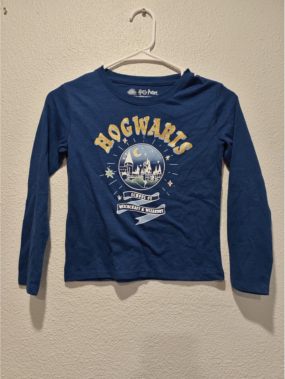 Harry Potter Hogwarts Kids Long Sleeve T-Shirt Size M (8)
